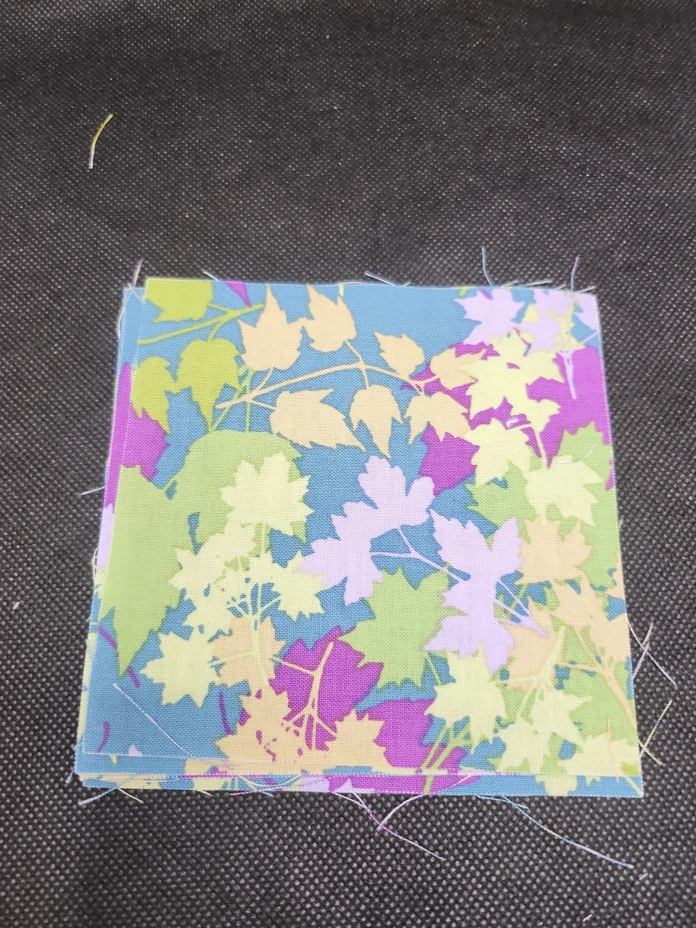 3 4.50 inch precut cotton fabric squares; great for quilting and crafting